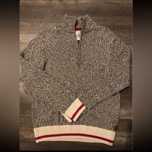 Roots Cabin Quarter Zip Sweater